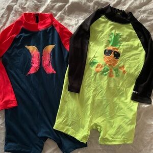 Bundle - Hurley swimsuit baby toddler 18 months